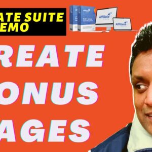 Affiliate Suite Review & Demo | How To Create Bonus Pages in Affiliate Suite