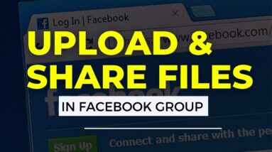 How to Add Files to Facebook Group in 2022
