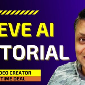 Steve AI Tutorial - A.I Video Creator Demo & Walkthrough | Lifetime Deal