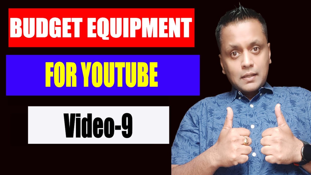 Best Budget Youtube Equipment for Beginners in 2020