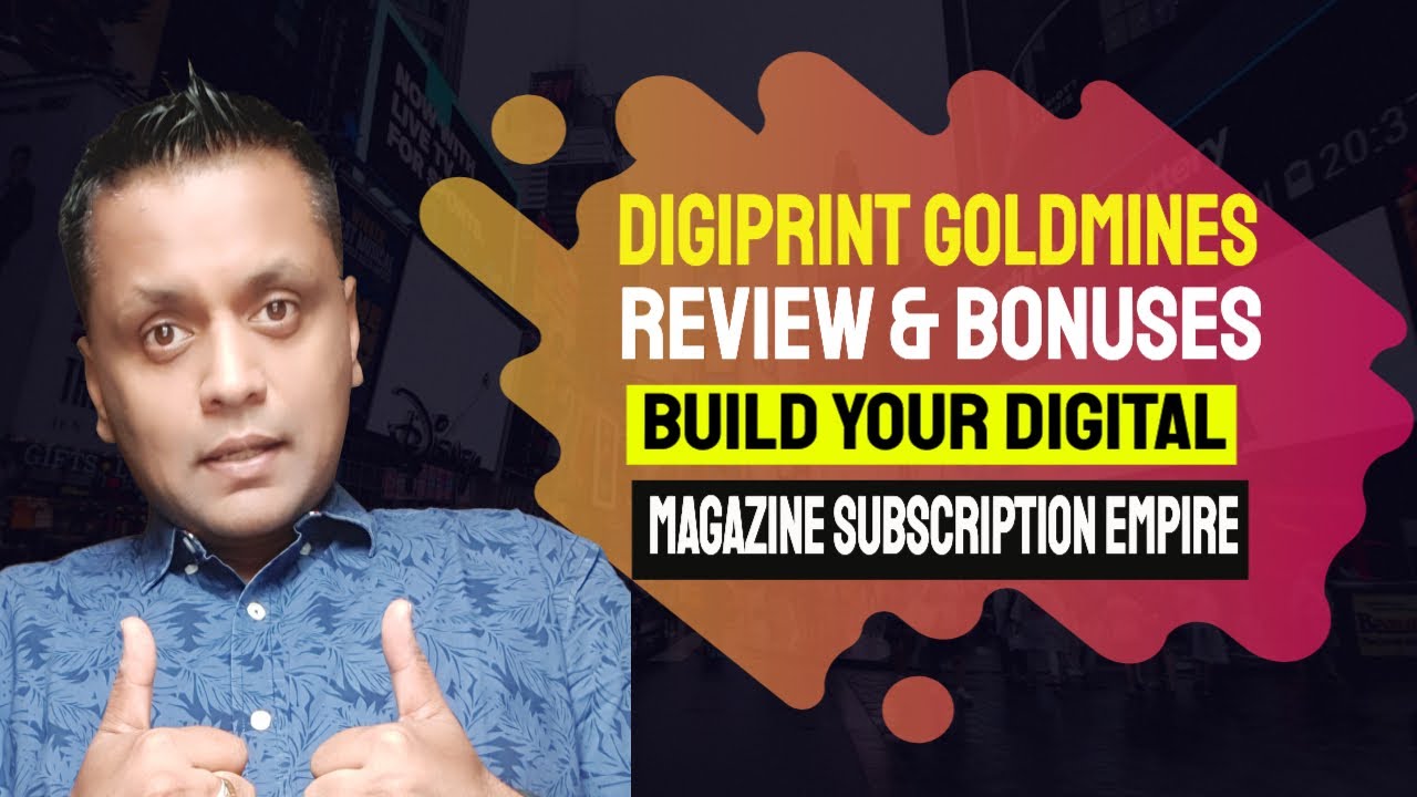 DigiPrint Goldmines Review, Demo & Bonuses