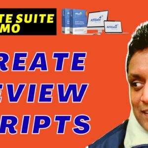 Affiliate Suite Review & Demo | How To Create Review Scripts in Affiliate Suite