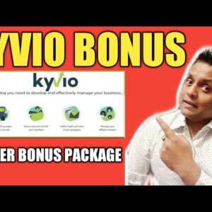Kyvio Bonus Overview - 👍Huge Bonus Package👍