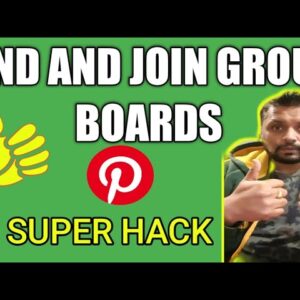 How to Find and Join Pinterest Group Boards (2019)| Pinterest Group Boards Strategy - Part 6