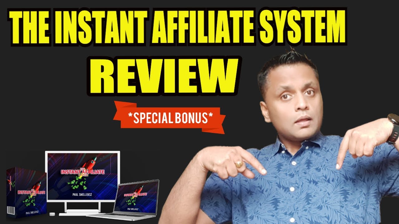 The Instant Affiliate System Review, DEMO & EXCLUSIVE BONUSES