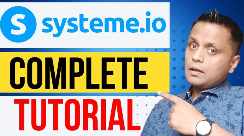 Systeme.io Tutorial for Beginners (2022 Full Tutorial) - How to use Systeme.io like a Pro!