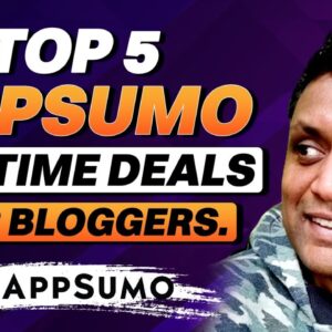 Top 5 Appsumo Lifetime Deals For Bloggers || By Saurabh Gopal || #appsumo #bloggers